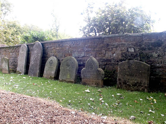 Headstones at Althorp House