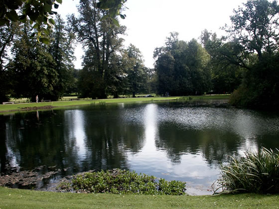 The Lake and Island at Althorp House