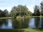 The Lake and Island at Althorp House (Princess Diana's Burial Site) (63kb)