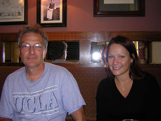 Dad and me in The Swan, Arundel