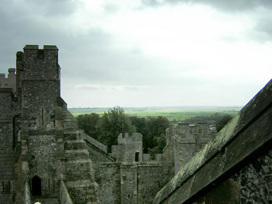 View from The Keep, Arundel Castle