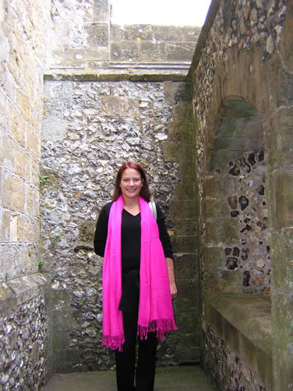 Me in The Keep, Arundel Castle