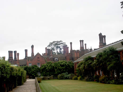 The Tudor Portion of the Palace from the Gardens