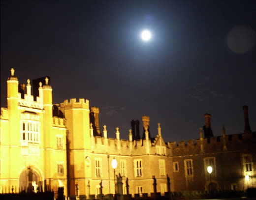 Full Moon Over Hampton Court Palace
