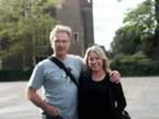 Allan and Diane in front of Henry VIII's 