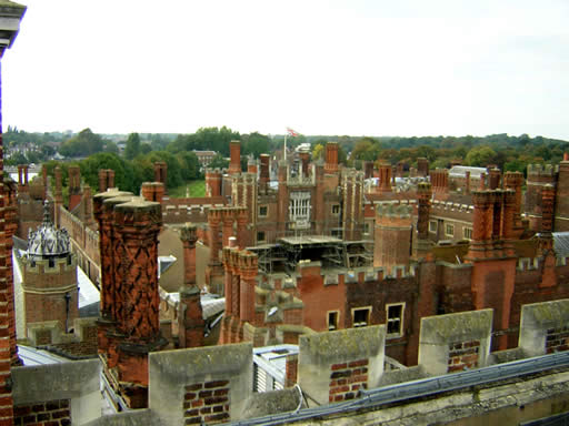 Chimneys from the roof.