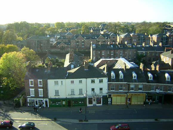 View from Clifford's Tower - this is the street we used to walk down every day while staying at the Novatel in prior trips.