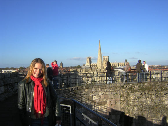 Me and York Minster from Clifford's Tower