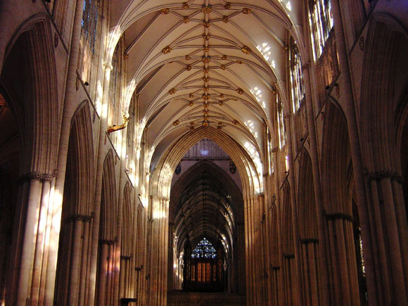 Cloumns in the minster