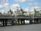 Whitehall and Hungerford Footbridge from the Eye (49kb)