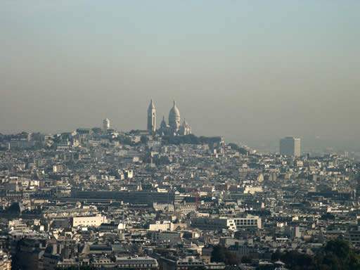 Sacre Coeur off in the distance