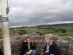 Holly and Diane at the top of the Great Tower (61kb)