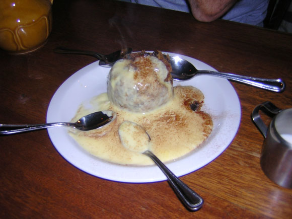 The infamous Spotted Dick from Gert & Henry's in York.