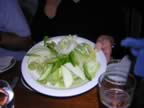 A green salad in York containing only green items, however unsaladlike they may be. (47kb)