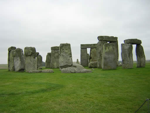Stonehenge on a Gray, Overcast Day