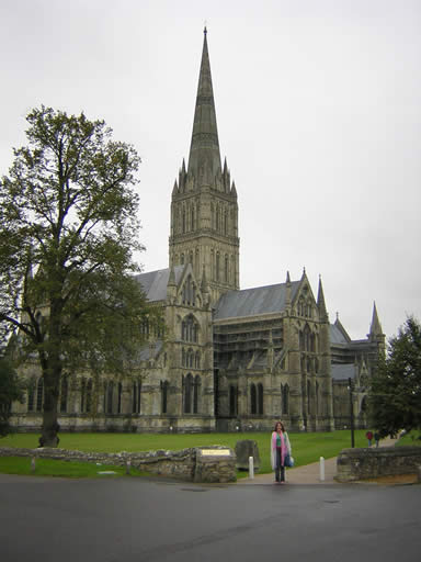 Me in the Salisbury Cathedral Close