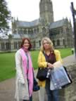 Me and Mom, Salisbury Cathedral (45kb)